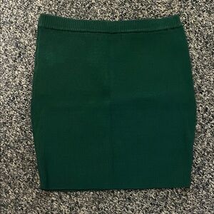 Forever 21 Dark Green Pencil Skirt